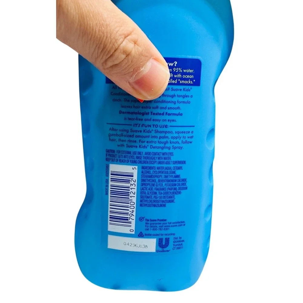 Suave Kids 2-In-1 Shampoo Smoothers Strawberry 12oz Tear Free Hypoallergenic